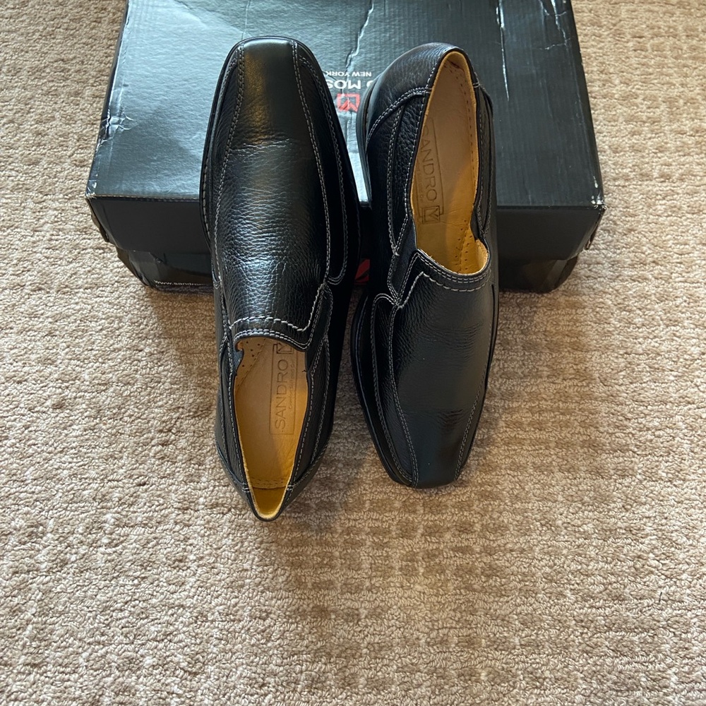 Sandro Moscoloni Black Leather Footwear‎ Size 7D
